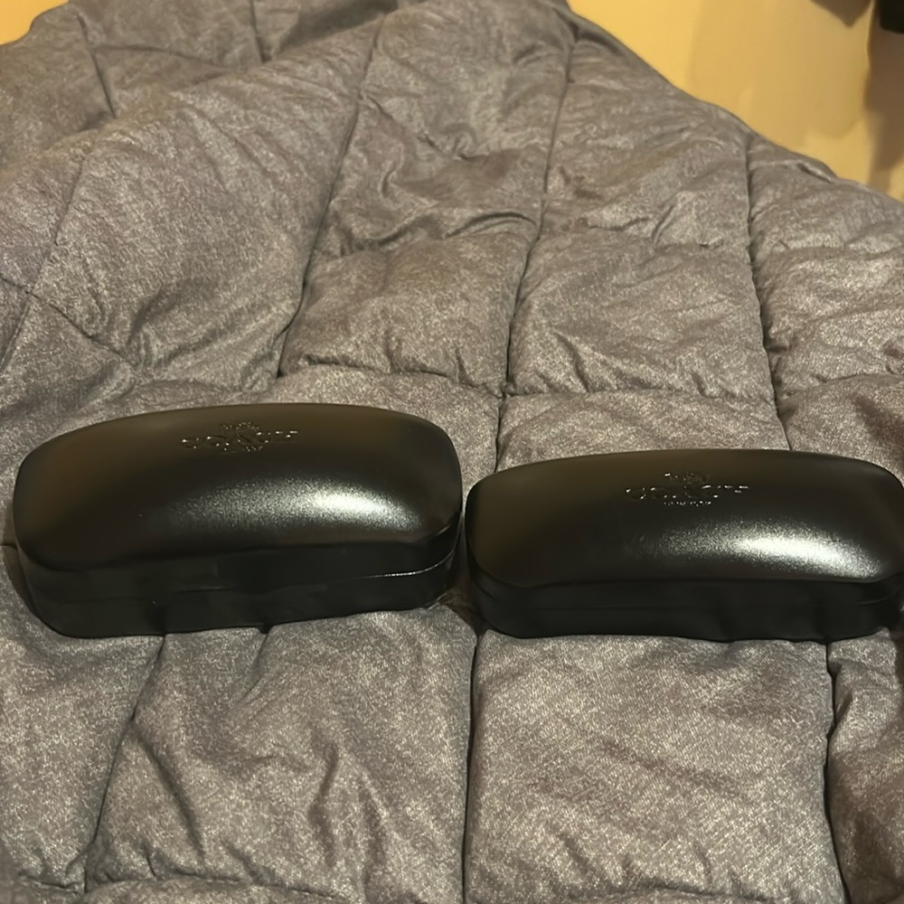 Set of Coach eyeglasses case/sunglasses case
